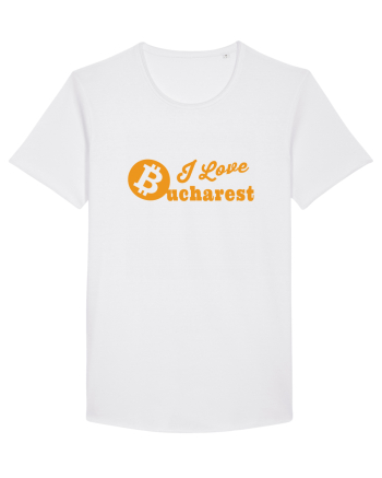 I Love Bucharest Bitcoin White