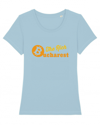 The Rich Bucharest Bitcoin Sky Blue
