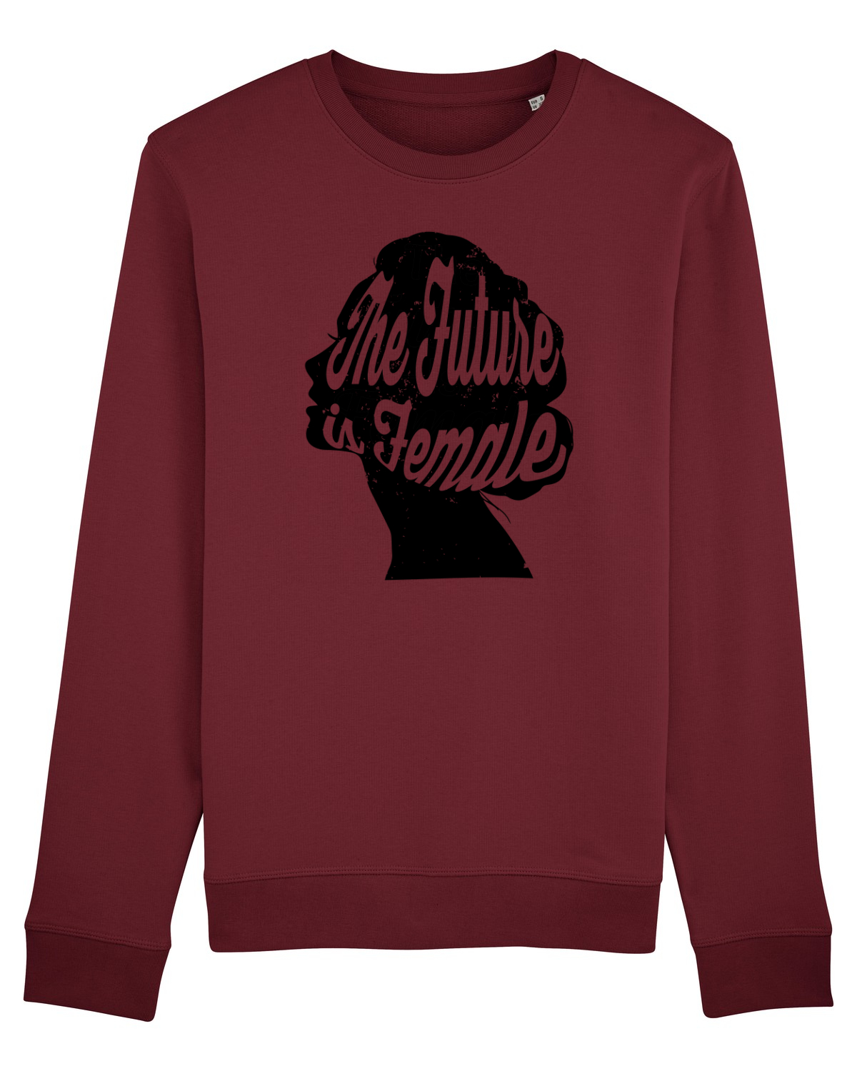 Bluză mânecă lungă Unisex Rise Burgundy