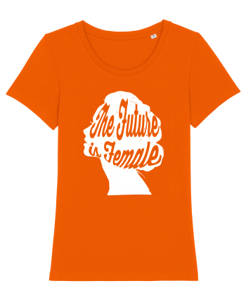 The Future Is Female Bright Orange