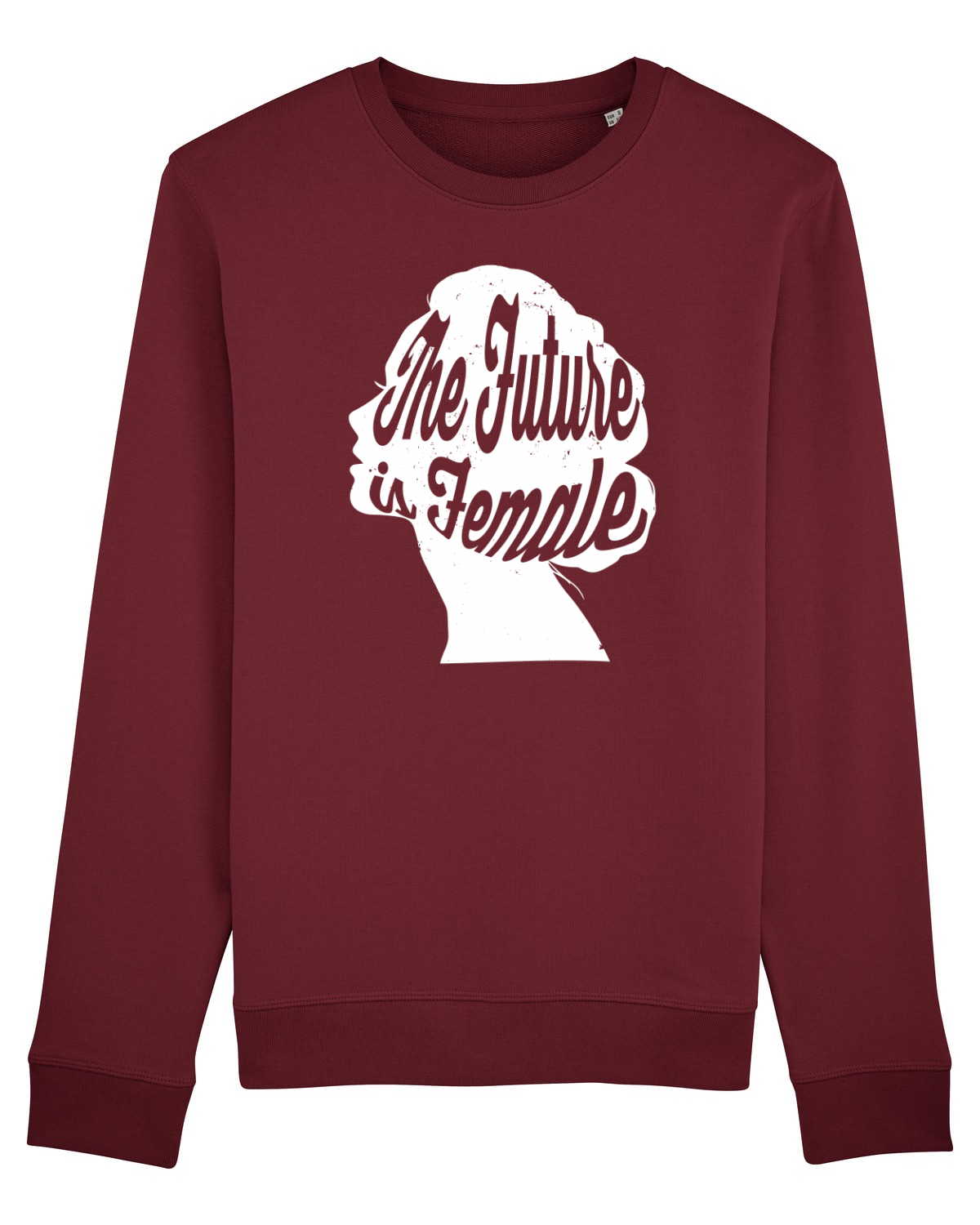 Bluză mânecă lungă Unisex Rise Burgundy