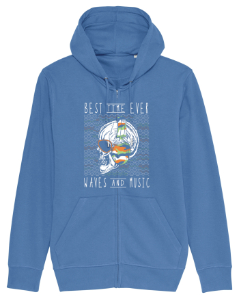 Waves And Music Bright Blue