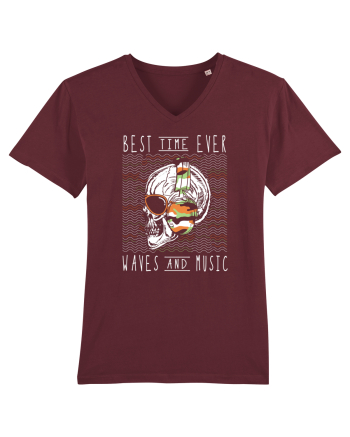 Waves And Music Burgundy