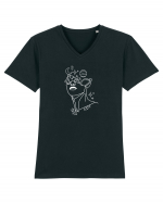 Universul in privire Tricou mânecă scurtă guler V Bărbat Presenter