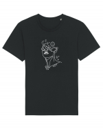 Universul in privire Tricou mânecă scurtă Unisex Rocker