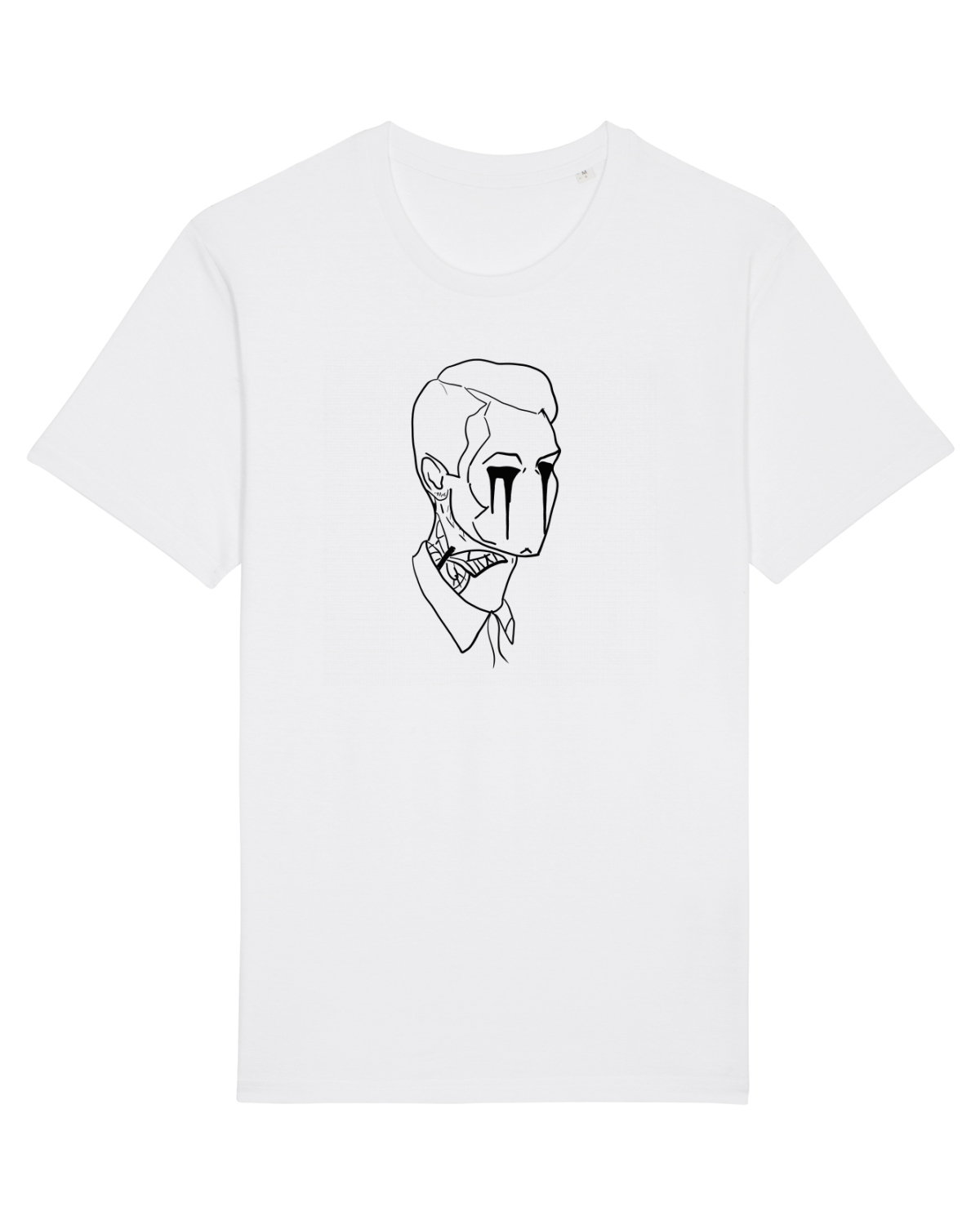 Tricou mânecă scurtă Unisex Rocker White