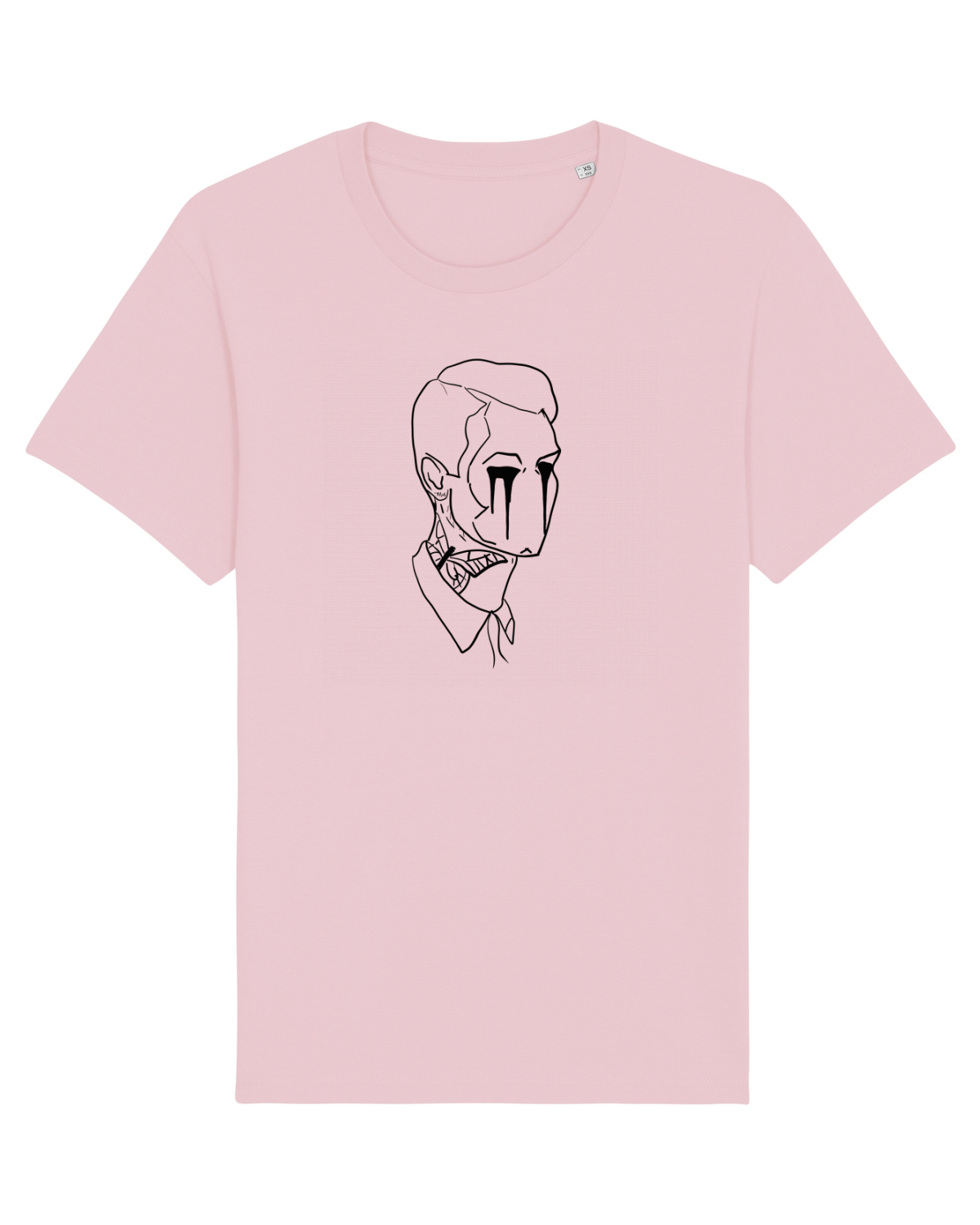 Tricou mânecă scurtă Unisex Rocker Cotton Pink