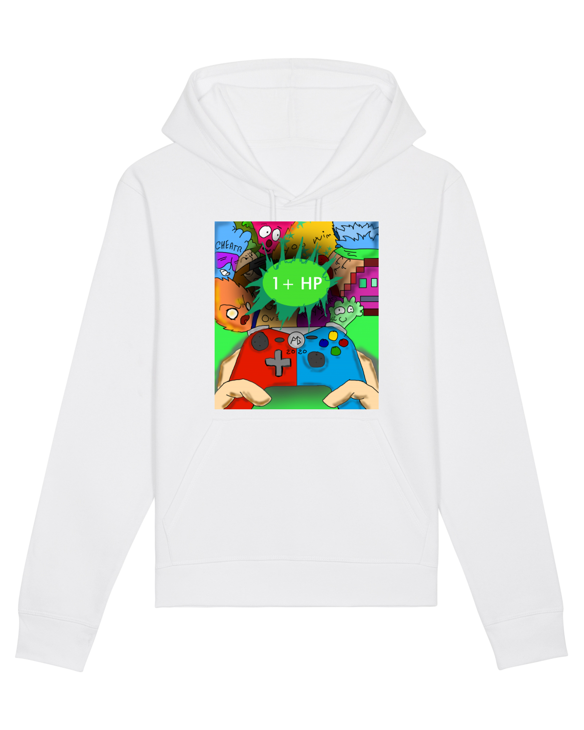 Hanorac Unisex Drummer White