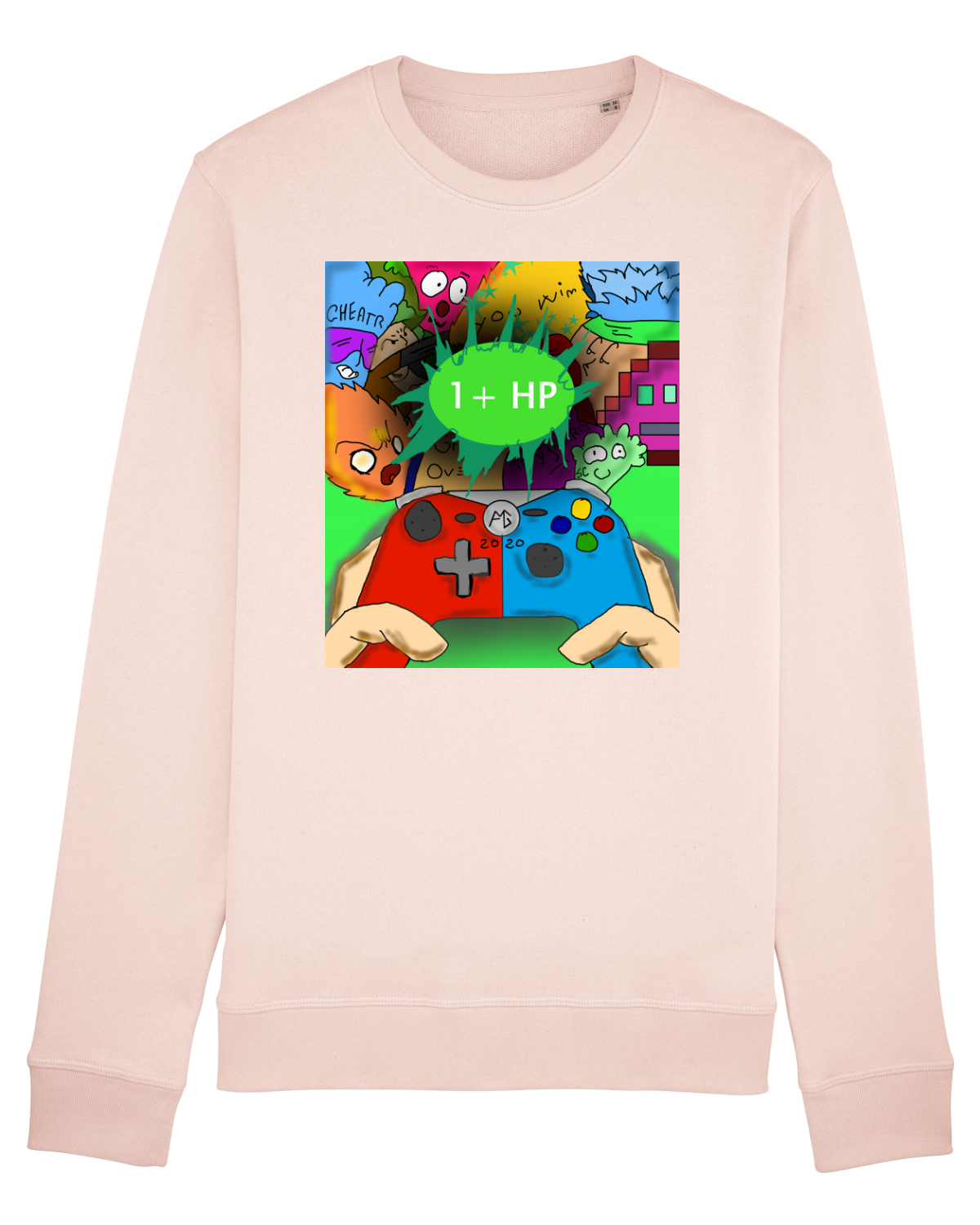 Bluză mânecă lungă Unisex Rise Candy Pink