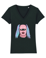 Last Mask Tricou mânecă scurtă guler V Damă Evoker
