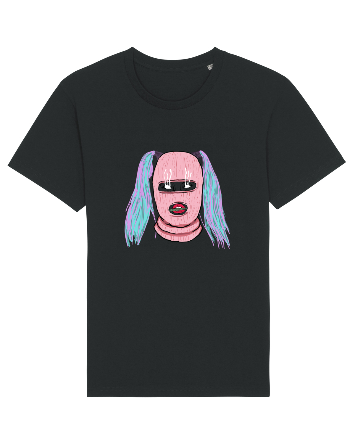 Tricou mânecă scurtă Unisex Rocker Black