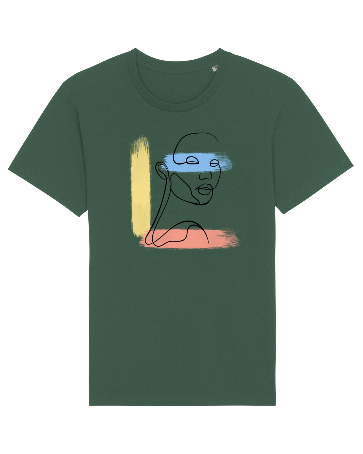 Tricou mânecă scurtă Unisex Rocker Bottle Green