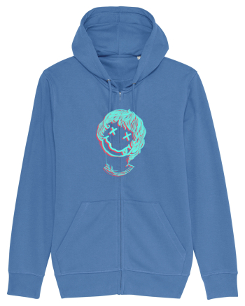 Error Smile Bright Blue
