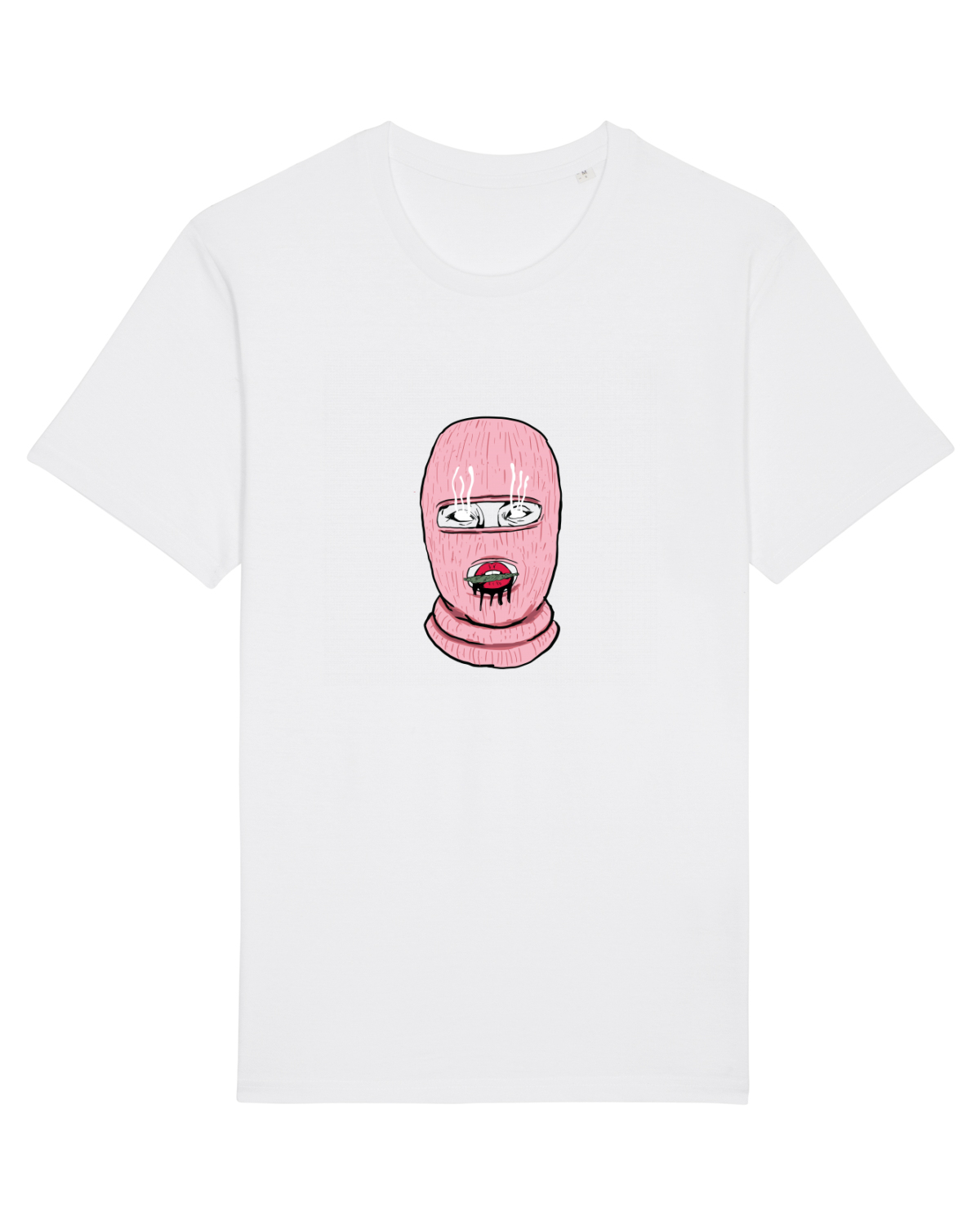 Tricou mânecă scurtă Unisex Rocker White