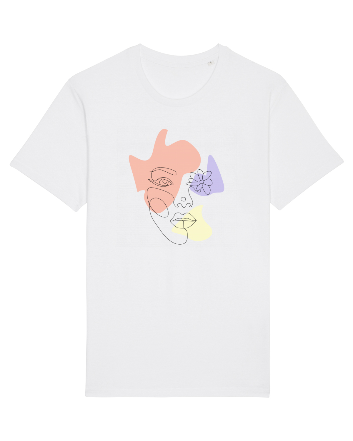 Tricou mânecă scurtă Unisex Rocker White