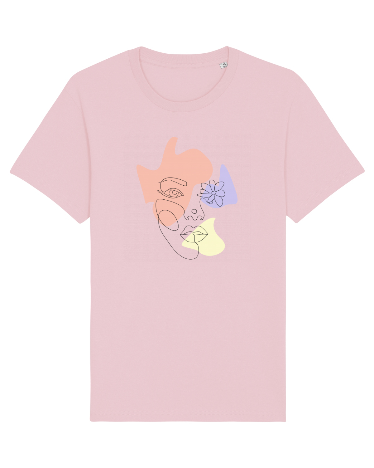 Tricou mânecă scurtă Unisex Rocker Cotton Pink