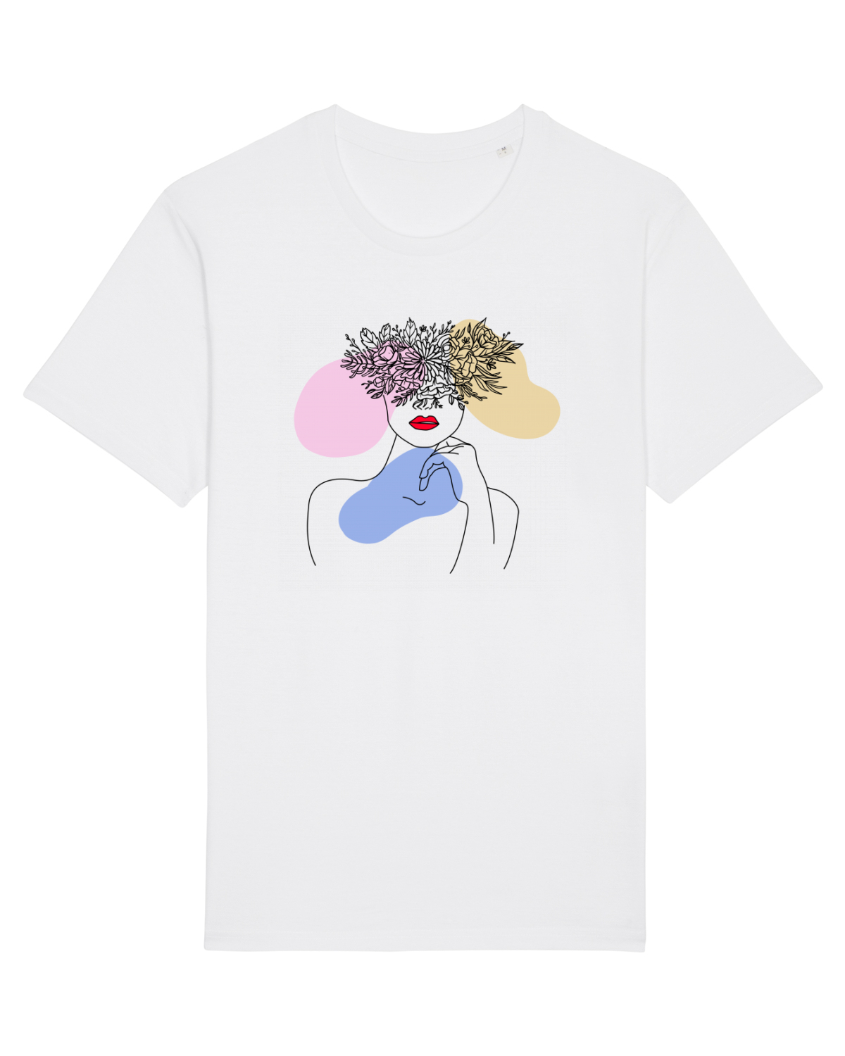 Tricou mânecă scurtă Unisex Rocker White