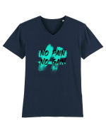 No pain No gain Tricou mânecă scurtă guler V Bărbat Presenter