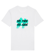No pain No gain Tricou mânecă scurtă Unisex Rocker