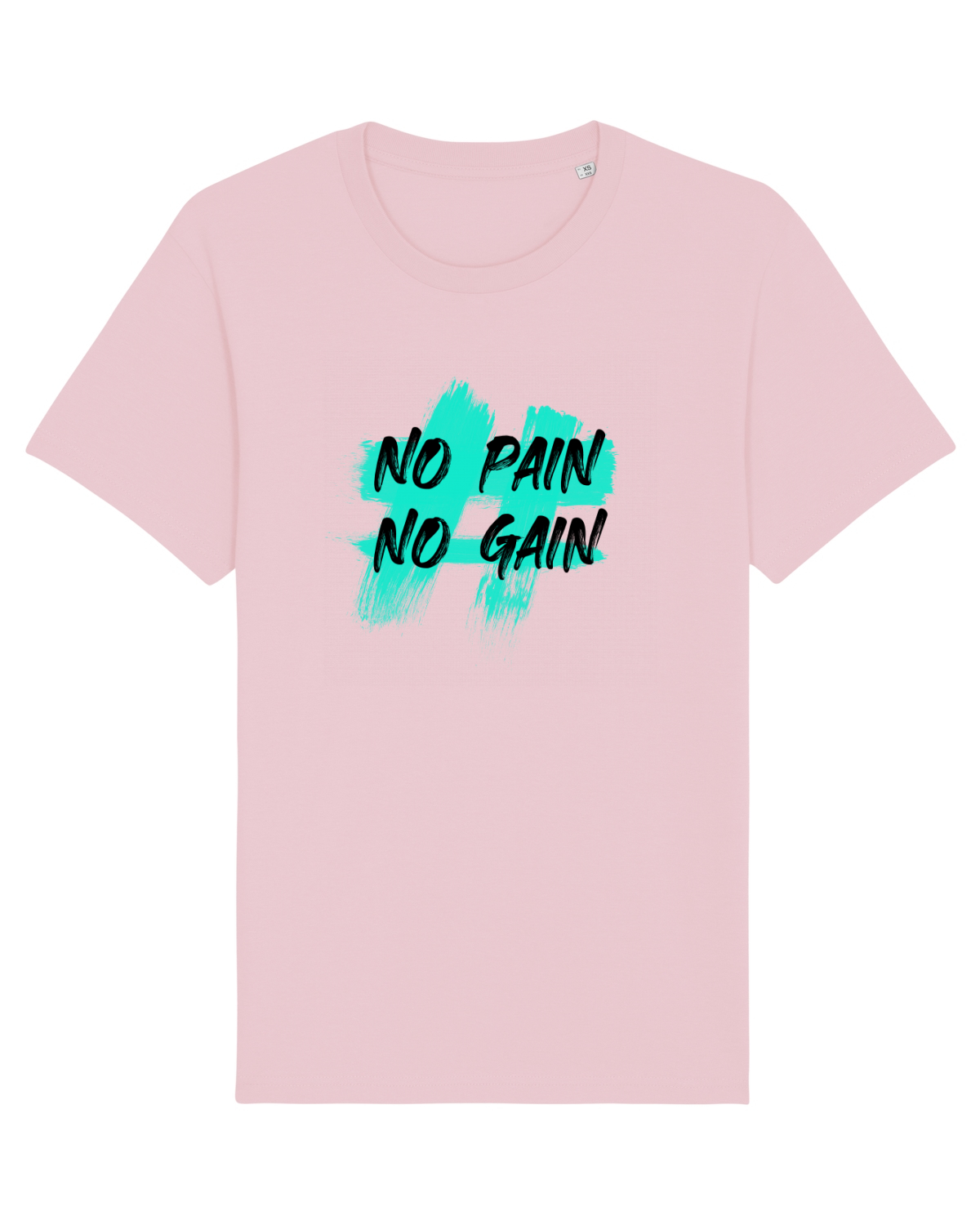 Tricou mânecă scurtă Unisex Rocker Cotton Pink