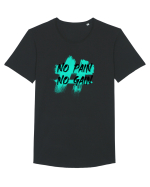 No pain No gain Tricou mânecă scurtă guler larg Bărbat Skater