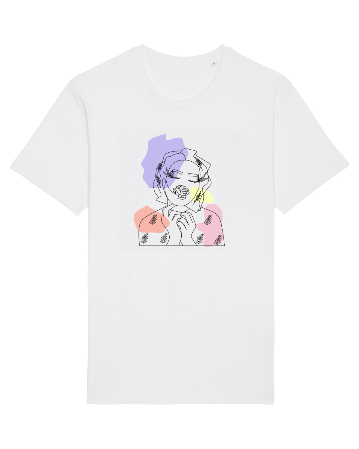 Tricou mânecă scurtă Unisex Rocker White