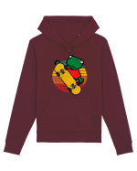 Broasca Pe Skateboard Hanorac Unisex Drummer