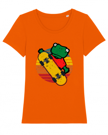 Broasca Pe Skateboard Bright Orange