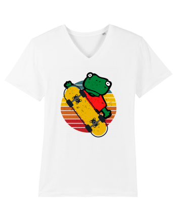Broasca Pe Skateboard White