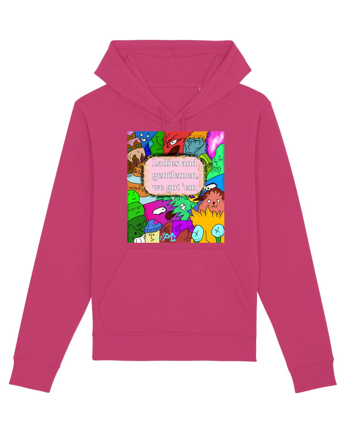 Hanorac Unisex Drummer Raspberry