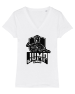 Petru Gamers Call OF Duty  Tricou mânecă scurtă guler V Damă Evoker