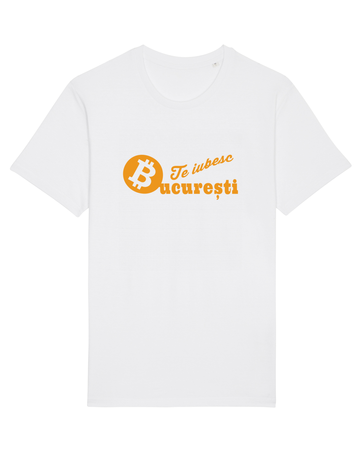 Tricou mânecă scurtă Unisex Rocker White
