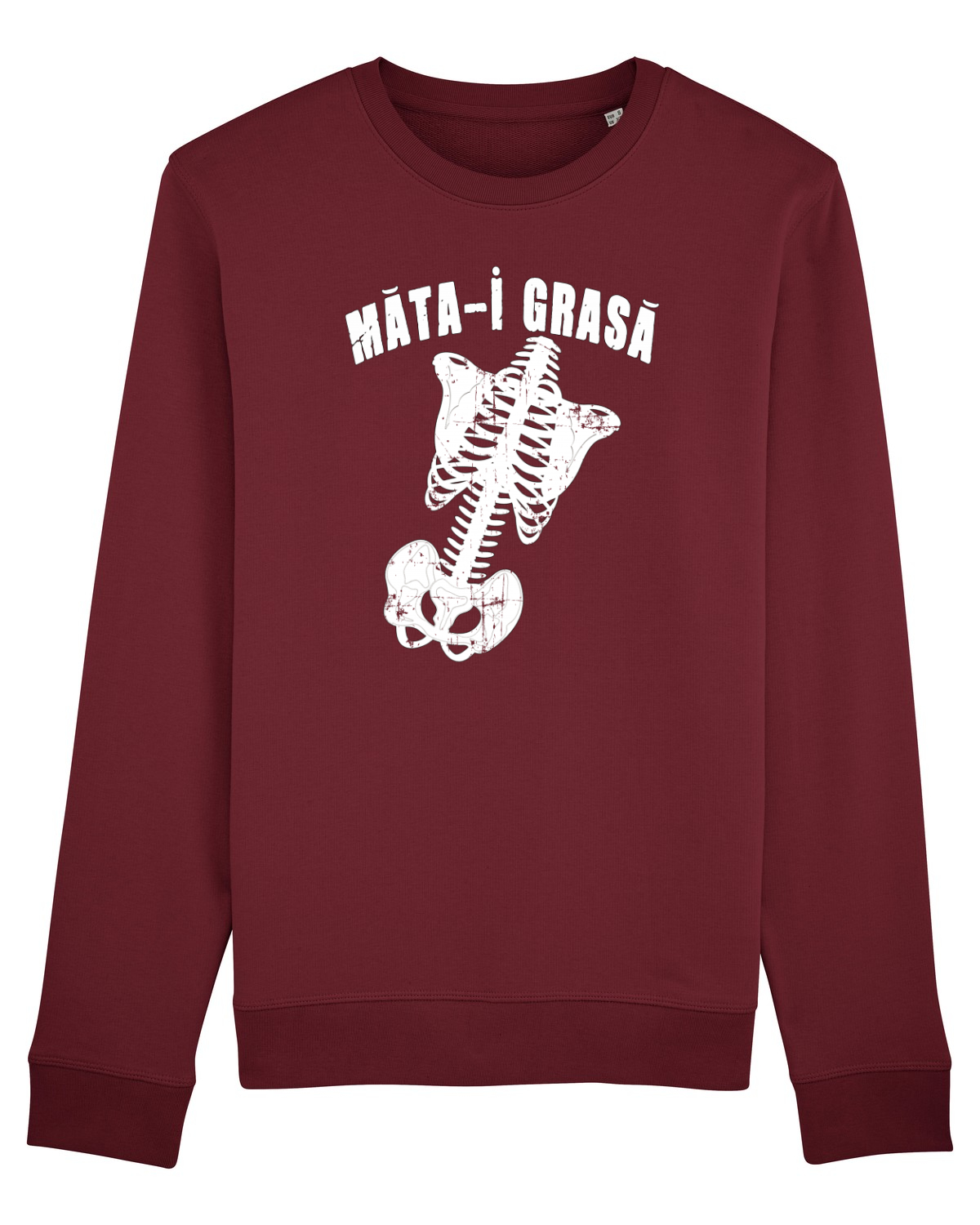 Bluză mânecă lungă Unisex Rise Burgundy