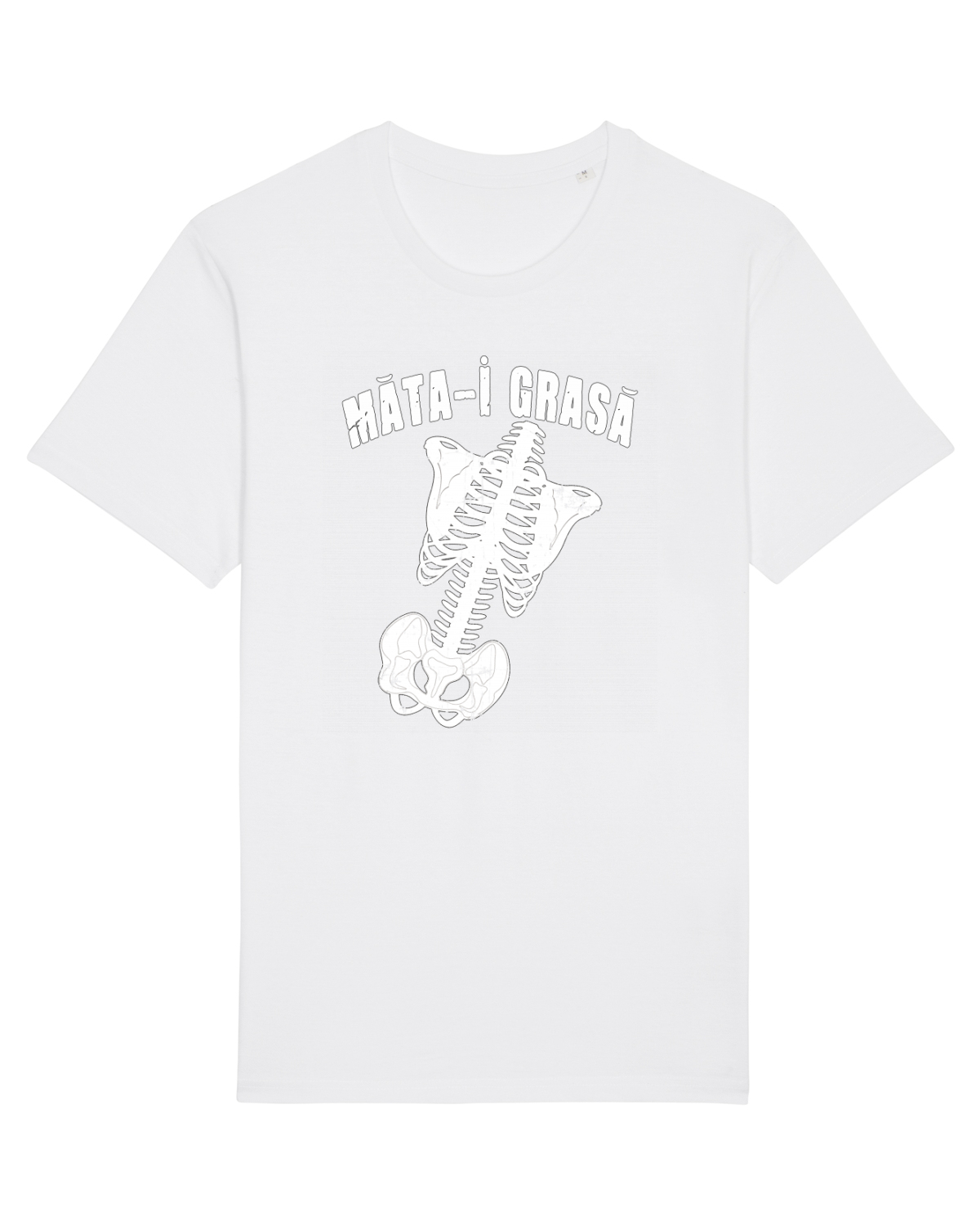 Tricou mânecă scurtă Unisex Rocker White