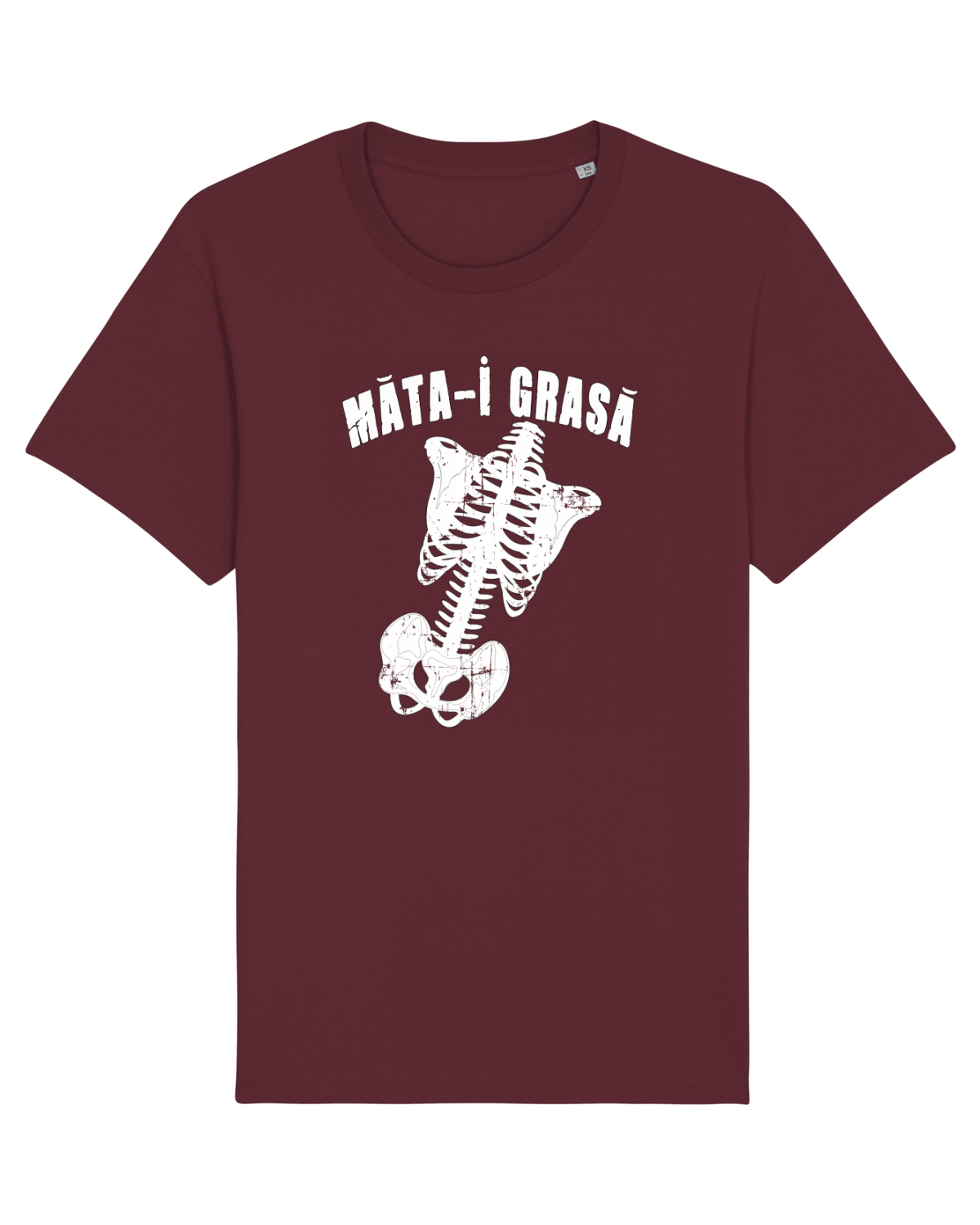 Tricou mânecă scurtă Unisex Rocker Burgundy