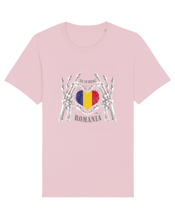 Te Iubesc Romania Cotton Pink