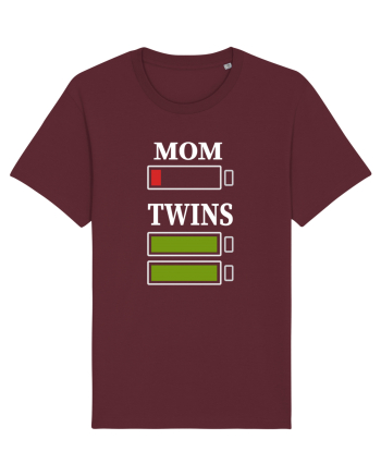 Twins Mom Burgundy