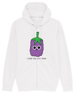 I Love You Berry Much Hanorac cu fermoar Unisex Connector