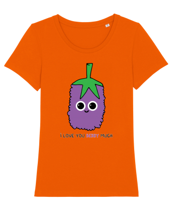 I Love You Berry Much Bright Orange