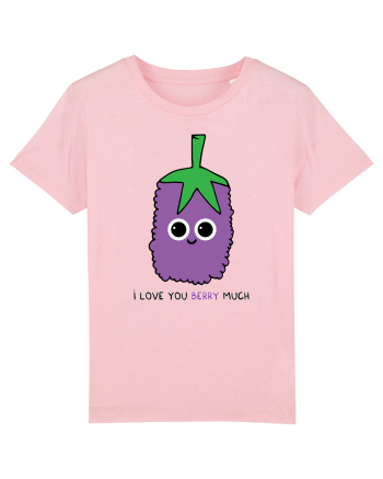 I Love You Berry Much Cotton Pink