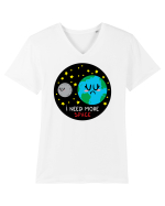 I Need More Space Tricou mânecă scurtă guler V Bărbat Presenter
