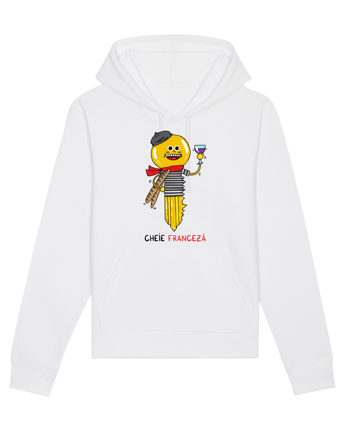 Hanorac Unisex Drummer White