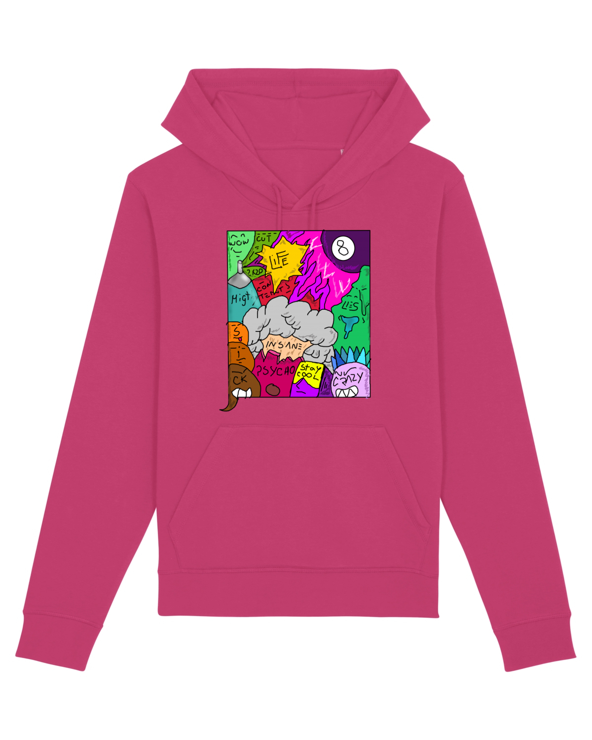 Hanorac Unisex Drummer Raspberry