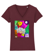 Mentality Tricou mânecă scurtă guler V Damă Evoker