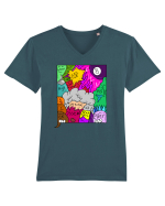Mentality Tricou mânecă scurtă guler V Bărbat Presenter