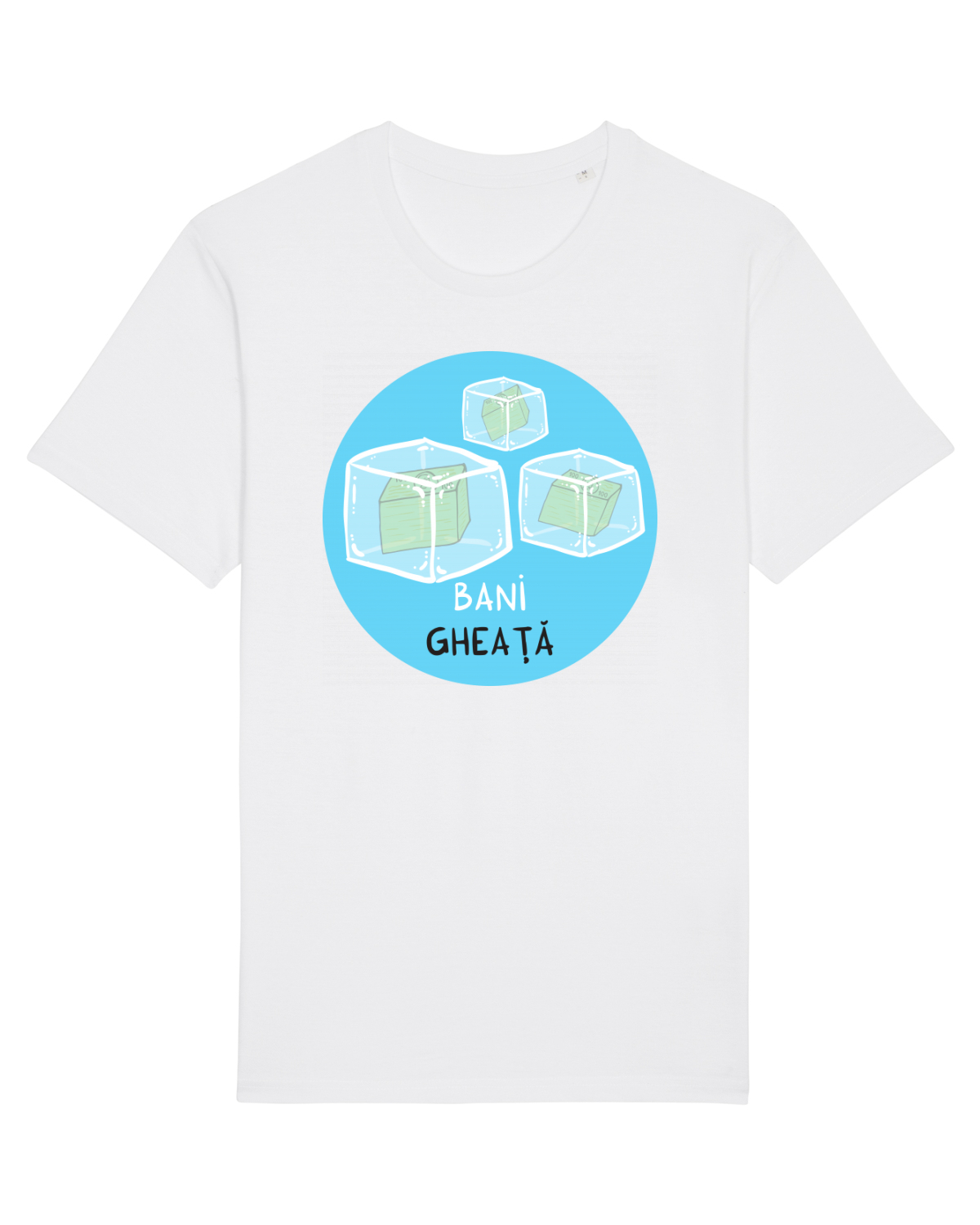 Tricou mânecă scurtă Unisex Rocker White