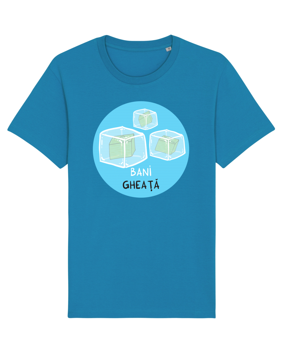Tricou mânecă scurtă Unisex Rocker Azur