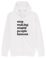 Stupid famous people Hanorac cu fermoar Unisex Connector