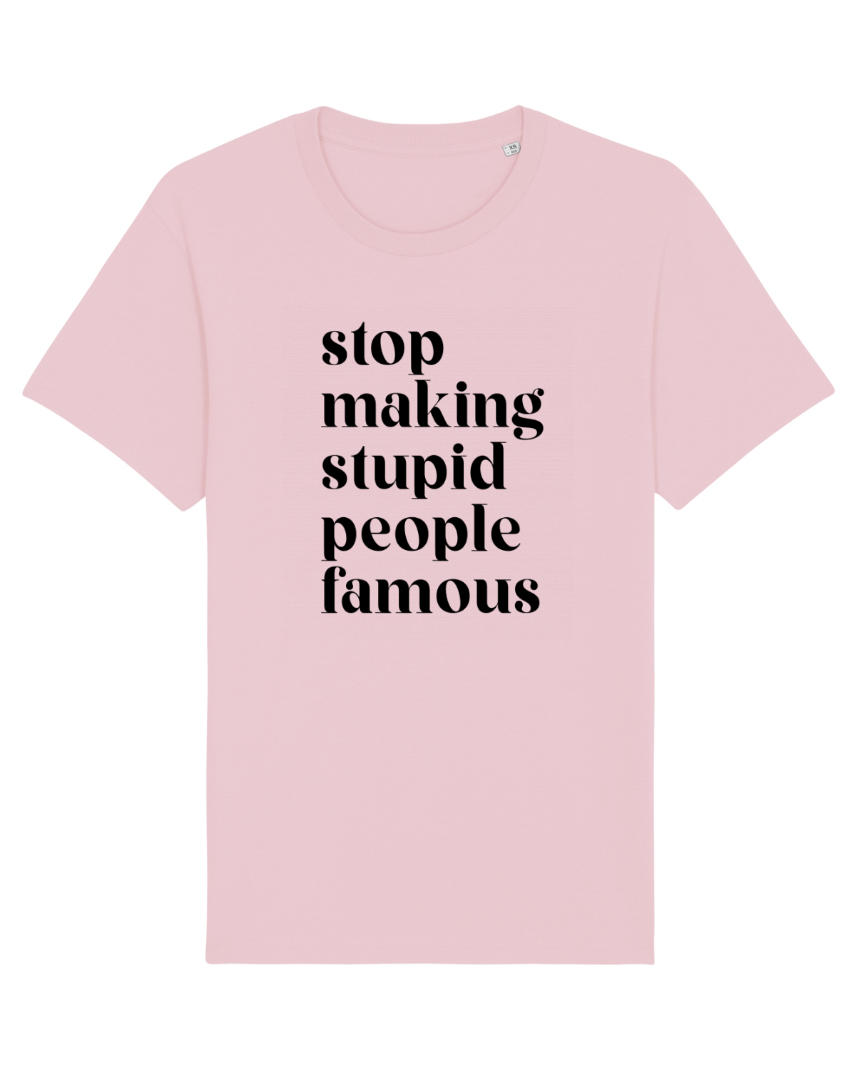 Tricou mânecă scurtă Unisex Rocker Cotton Pink