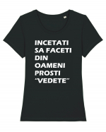 Vedete Tricou mânecă scurtă guler larg fitted Damă Expresser